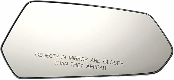 Fits 10-15 Camaro Right Passenger Convex Mirror Glass w/Holder