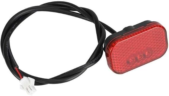 Rear Taillight Assembly for Kukirin G2 MASTERs Electric Scooter, Black Plastic Mudguard with Bracket Mount Kit for Night Riding Safety