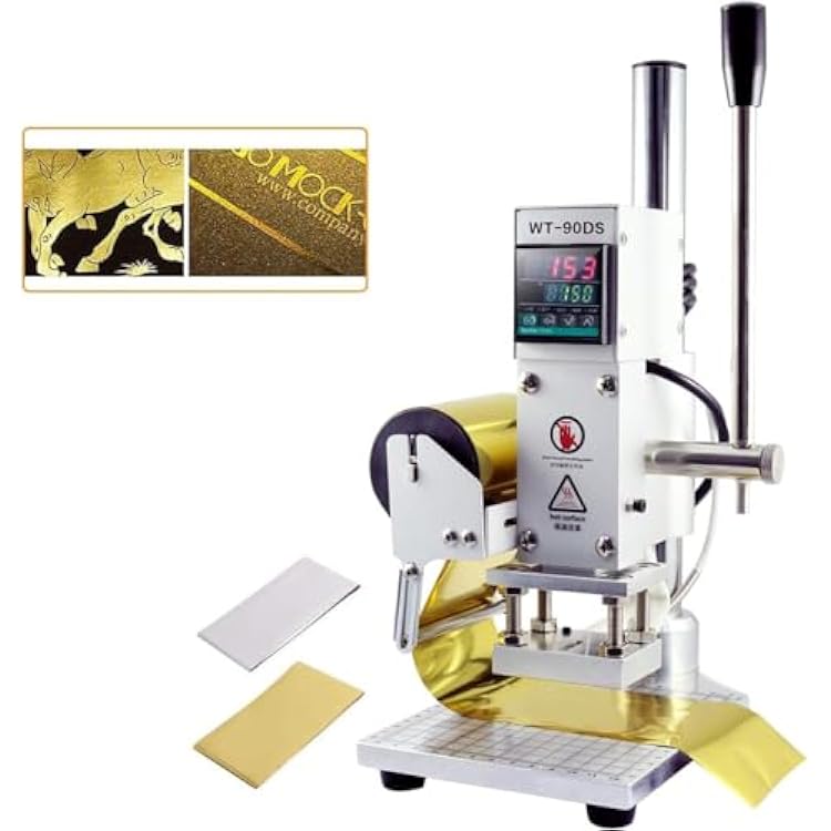 Digital Embossing Hot Foil Stamping Machine, Multifunctional Logo Press Printer,for PVC Leather Pu and Paper Stamping L