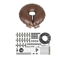 16 Gallon Tree Watering Bag and 40ft Drip Irrigation System for Raised Garden Beds