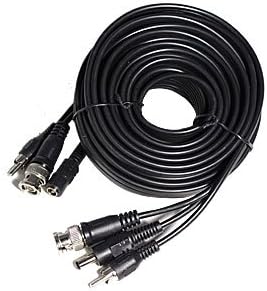 Zmodo W-VPA2008 25ft Pre-Made Plug-n-Play Surveillance Video, Power and Audio Cable