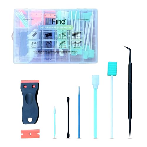 Car Cleaning Kit Premium Car Detailing Kit for Deep Cleaning, Car Interior Cleaner Tool Set for Precision Care, Car Interior Detailing Kit for Hard-to-Access Areas Car Accessories