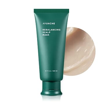 AYUNCHE Rebalancing Hair Mask 6.7 fl. oz. (200ml) [For All Hair Types] | Healthy & Strong Scalp and Hair Pack | Anti-Hair Loss Hair Treatment | Deep Conditioner | Korean Salon Brand