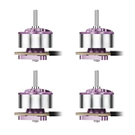 4PCS 0702 Brushless Motor 1S High Speed 25000-36000KV 0.10mm Stator 1.5g Replacement Parts Compatible with BETAFPV Air65 II Meteor65 Tiny Whoop FPV Drone(4PCS 30000KV)