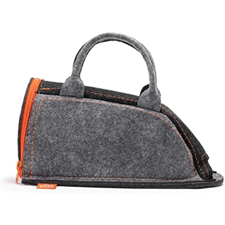 oliso Small Carry Bag for M2Pro & M3Pro Mini Irons Travel Case Fits Most Mini Steam Irons Ideal for Storage or Quilting Retreats Orange