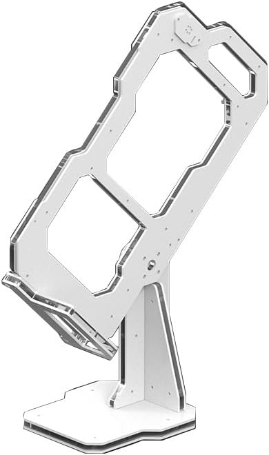Geeek Open Type Computer Case, Min-ITX Computer Case, Open Type Frame Chassis Shelf (White)
