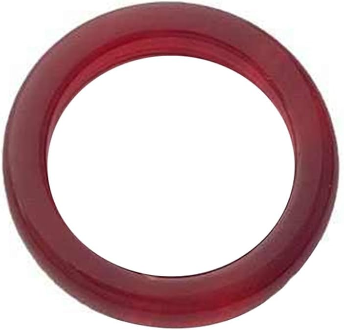 Natural Dark Red Agate Jade Ring for Women, Carnelian Chalcedony Stackable Eternity Band Ring