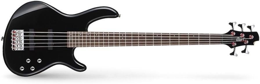 AB5PLUSBK Action Bass V Plus Black 5 Wire Bass Guitar