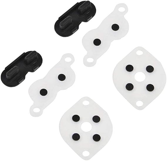 Comimark 2Set Silicon Rubber Button Replacement for NES Conductive Pads Controller Gamepad