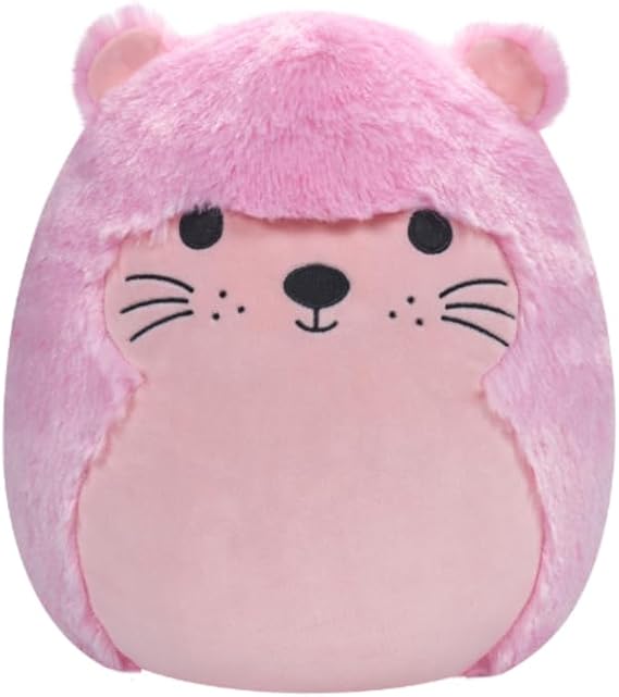 Squishmallows FuzzAMallows Plush Toy Pink Otter 30 cm Cuddly Toys