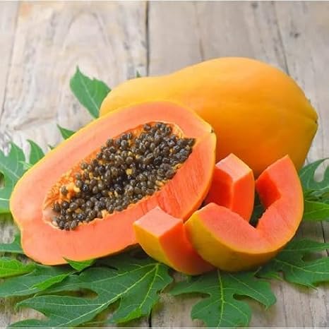 80pieces Orange Papaya Fruit Seeds