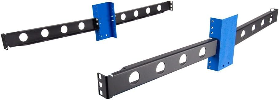 RackSolutions 1U Conversion Bracket 4-Pack (3in Uprights) - Transform 2Post Racks into 4Post Racks