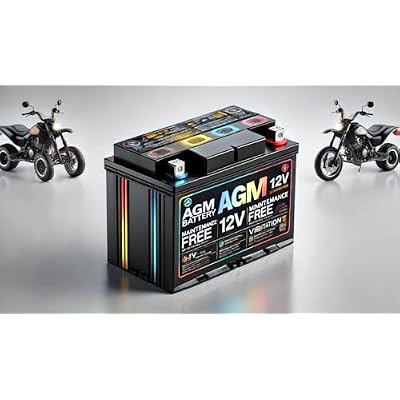 AGM Powersports Battery Maintenance-Free For AGM Battery for KTM 300 XC XCW 2008 2009 2010 2011 2012 2013 2014 2015 2016-2020 Model-VN51-ZT44839