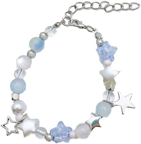 Tooe Women's Y2K Kawaii Accessories Aesthetic Preppy Star Beaded Bracelets Fairycore Cutecore Bracelet Jewelry Chain