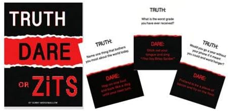 Truth Dare or Zits Card Game