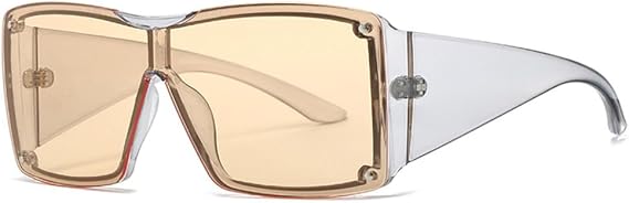 Oversized Punk Sunglasses For Women Men Sun Glasses Goggle Lady Shades Eyewear UV400