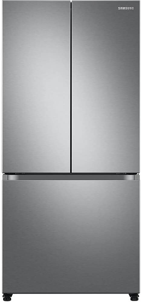 Samsung 17.5 cu. ft. Smart Counter Depth 3-Door French Door Refrigerator, Stainless Steel, RF18A5101SR/AA