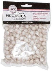 Ceramic Pie Weights, 0.75 pounds