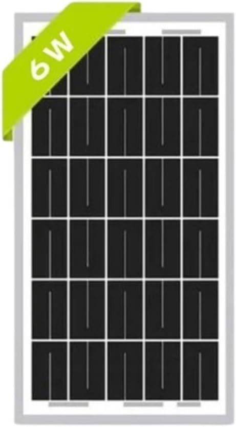 6W 12V Monocrystalline Solar Panel