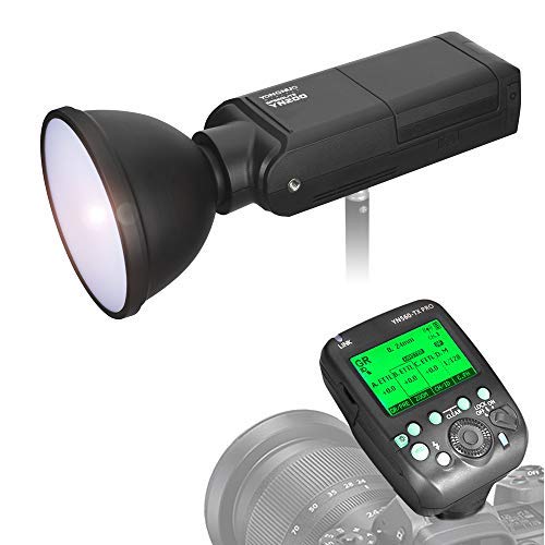 YONGNUO YN200 Portable TTL Flash Speedlite 200W GN60 18000s High Speed Sync 5600K with YN560-TX PRO Flash Trigger Transmitter Compatible withCanon EOS DSLR Cameras