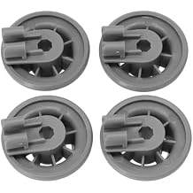 4pcs Dishwasher Basket Roll Lower Basket Wheels Compatible with Bosch/Balay/Siemens/Neff 611475 00611475 Dishwasher