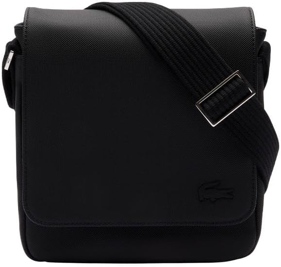 Lacoste Men's Classic Flap Close Shoulder Bag