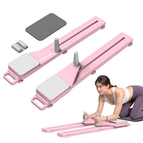 MERACH Pilates Board, Multifunctional Abdominal Plate, Detachable Ab Trainer Machine with Anti-Slip and Quiet Design, Portable Pilates Reformer for Core Workouts, Home Gym Equipment for Women