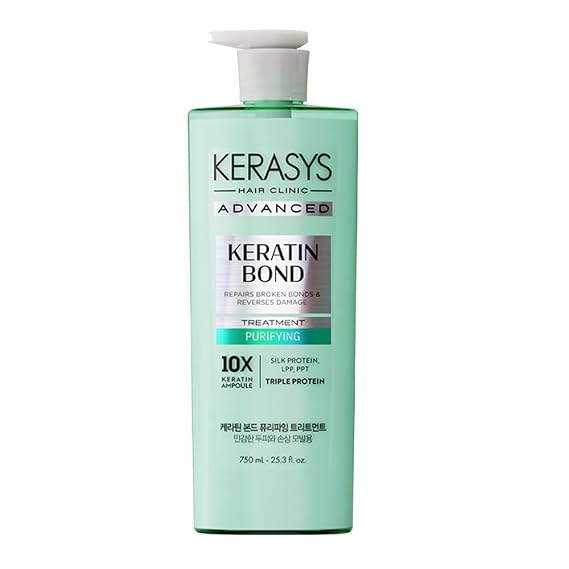 Kerasys Advanced Keratin Bond Treatment, Purifying, 20.2 Fl Oz (600 mL)