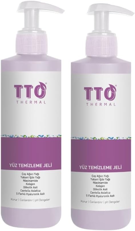 TTO Tto Yüz Temizleme Jeli 200 Ml 2 Adet (Çay Ağacı Yağı/Tea Tree Oıl)