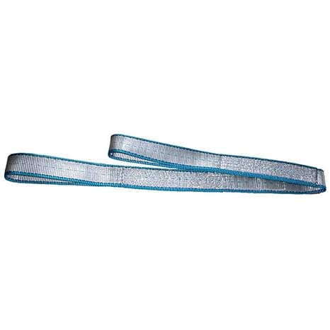 Lift-All Web Sling, Type 3, Tuff-Edge, 2inW, 6 ft.L, Silver