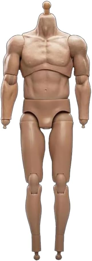 1/6 Scale Muscle Male Body 12in Flexible Strong Soldier Action Figure Doll Miniature Figure Body