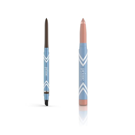 PRIME PROMETICS PrimeEyes Glide Eyeliner (wood) + PrimeEyes Brightener (stardust)