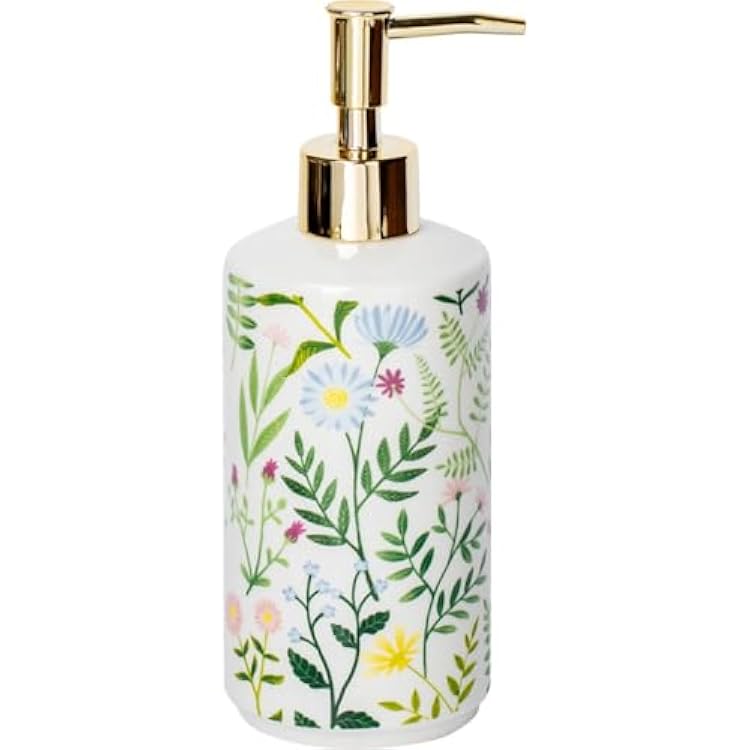 Soap Dispensers American Style Flower Texture Design Liquid Soap Dispenser Reusable Soap Dispenser Foam Bottle Lotion Dispenser Sub-Bottle Kitchen Bathroom Liquid Pump Distributor