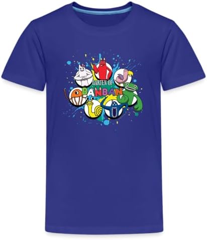 Character Circles T-Shirt (Kids, Royal Blue, 8-10)