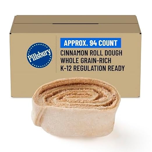 Pillsbury Frozen Cinnamon Roll Dough Bulk Whole Grain-Rich Approx. 94/2.87 OZ