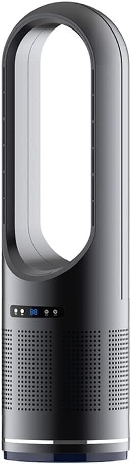 Bladeless Tower Fan with Air Purifier - 80° Oscillating Super Quiet Remote Control for Home Office Bedroom