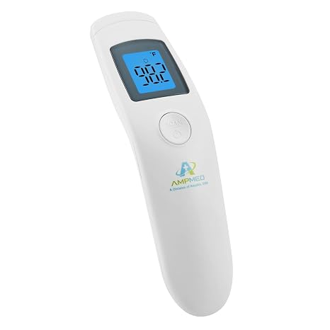 Non-Contact Forehead Thermometer for Kids and Adults | Touchless Digital, No-Touch Baby Thermometer, Accurate Temperature Reading