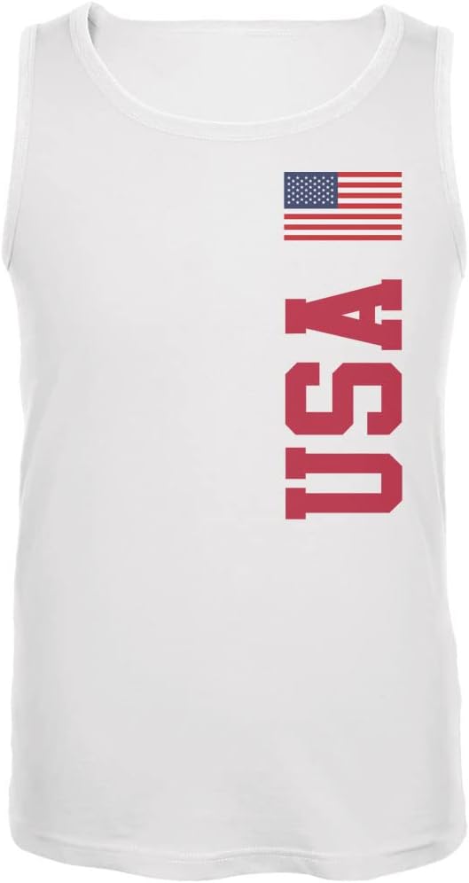 FIFA World Cup USA White Adult Tank Top - Medium