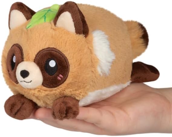 Squishable - Snugglemi Snackers Tanuki - Kawaii Collection - 9.5 in - Soft Toy Collectible Stuffed Animal - Beans