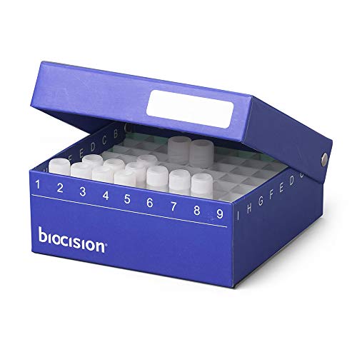 BCS-206B Blue TruCool Hinged Cryobox Pack of 5