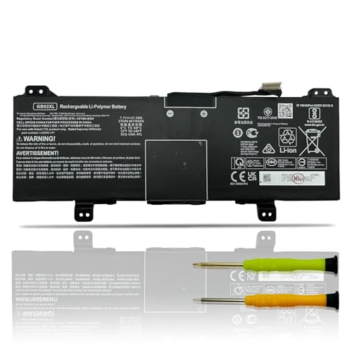 GB02XL Battery for HP Chromebook 14-DB0051CL X360 11 G2 EE Chromebook 11A G5 G6 G8 EE Series Notebook HSTNN-UB7M HSTNN-DB7X L42550-271 L42550-541 L42583-005 917725-855 47.3Wh HT03XL