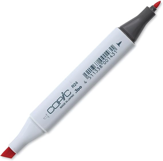 Copic Classic, Dual-Tip Alcohol Marker, R24-Copic, Prawn