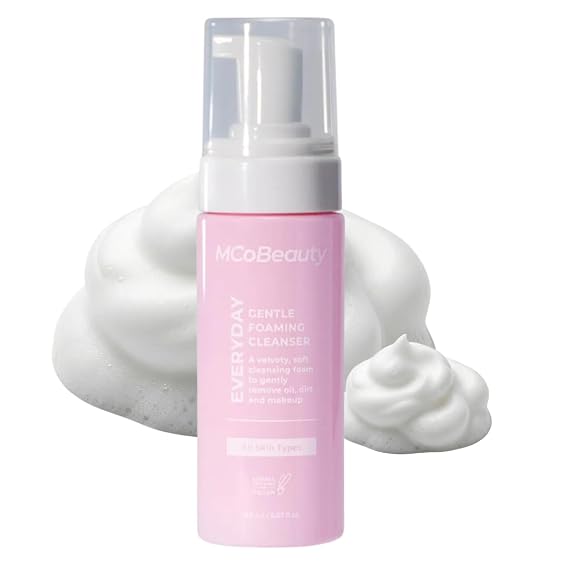 MCoBeauty Everyday Gentle Foaming Cleanser - Face Wash for All Skin Types