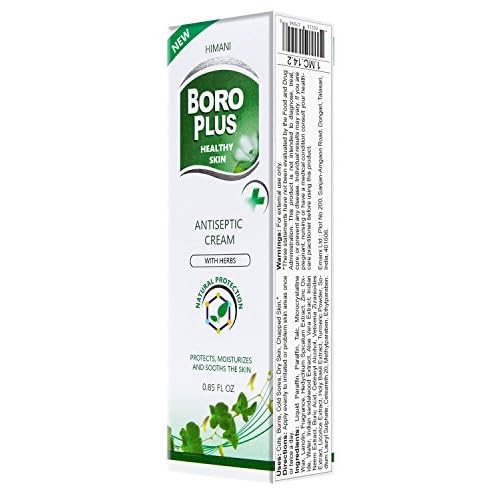 Boro Plus Antiseptic Cream with Herbs 25ml0.85 Fl Oz, White