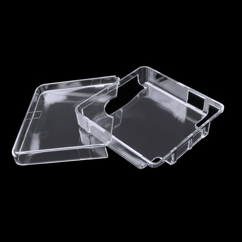 1 Pack Clear Plastic Hard Case for GBA SP, Transparent Cover Protective Anti Dust Game Case Storage Box for Gameboy Advance Sp Console
