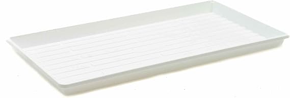 Bootstrap Farmer Shallow 1020 Trays Extra Strength No Hole White 10 Pack
