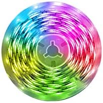 Tenmiro 65.6ft RGB 5050 led Lights Strip, 24V Width 10mm No-Waterproof, Can Connect Other Light Strips Through 4PIN/Non-Solder Connector
