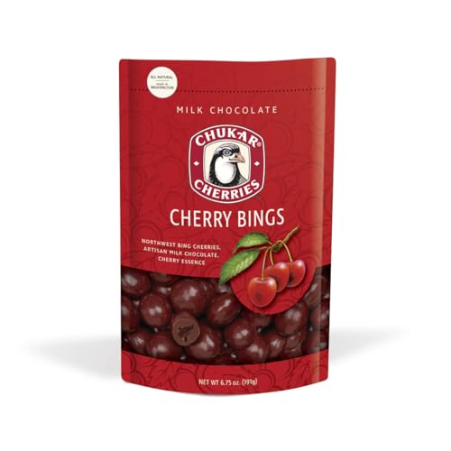 Chukar Cherries Milk Chocolate Cherry Bings Pack of 4