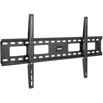 Ultra Slim Flat TV Wall Mount Bracket for Hisense 85-Inch 4K Ultra HD Android Smart TV 85H6570G Low 1.4 Profile Design, Heavy Duty Steel, Flush to Wall, Simple Install