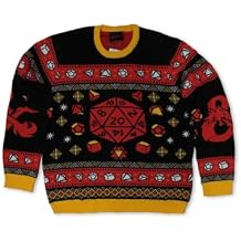 ThinkGeek Geeknet Dungeons and Dragons Sweater